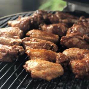 Kamado Grilled Chicken Wings