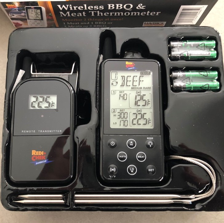 Maverick Meat Thermometer ET-733 Wireless BBQ - Silver Good Condition