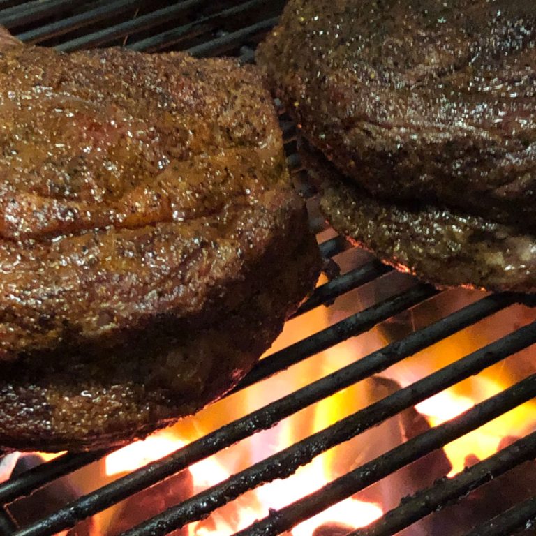 Reverse Seared Bone-In Ribeye Steaks