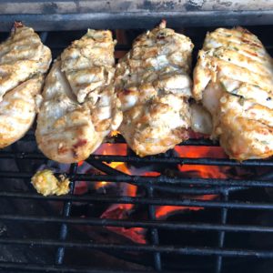 Chicken on the Kamado Grill
