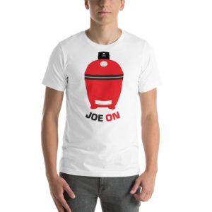 Kamado “Joe ON” Red BBQ Grilling Low and Slow Unisex t-shirt