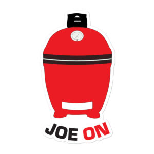 Joe On Red Kamado Bubble-free stickers