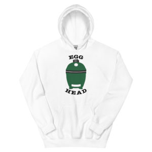 Egg Head Funny Dad BBQ Grilling Green Egg, Barbecue Gift, BBQ Lover, Charcoal cooking, Gift for Barbecue lovers Unisex Hoodie